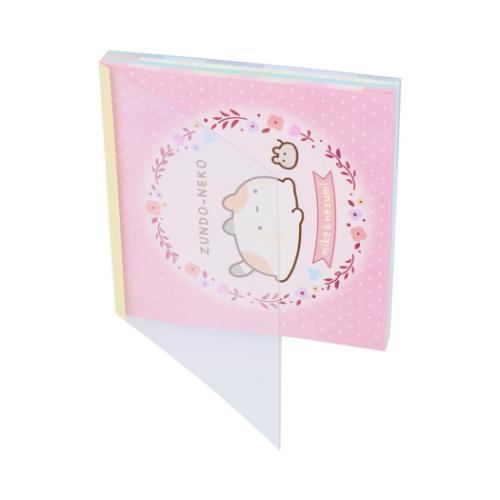 ずんどうネコ メモ帳 スクエアメモ アップ かわいい グッズ メール便可