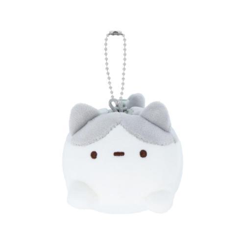 ずんどうネコ マスコット ぬいぐるみキーホルダー ハチワレ かわいい グッズ