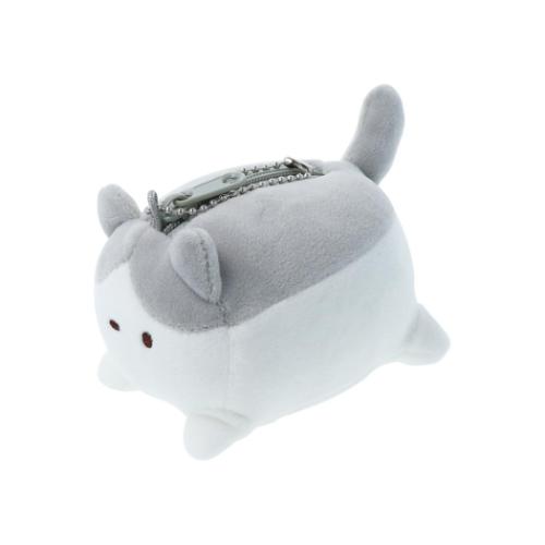 ずんどうネコ マスコット ぬいぐるみキーホルダー ハチワレ かわいい グッズ