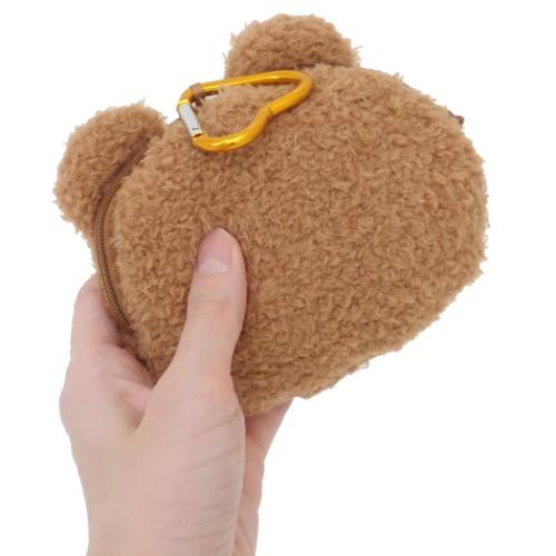 LINE FRIENDS minini ミニポーチ カラビナ付きフェイスポーチ ブニニ キャラクター グッズ