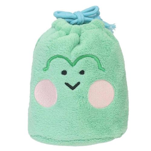 LINE FRIENDS minini 巾着袋 ダイカット巾着ポーチ レニニ キャラクター グッズ メール便可