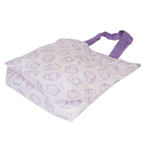 LINE FRIENDS minini ショッピングバッグ マスコット付きエコバッグ チョニニ キャラクター グッズ