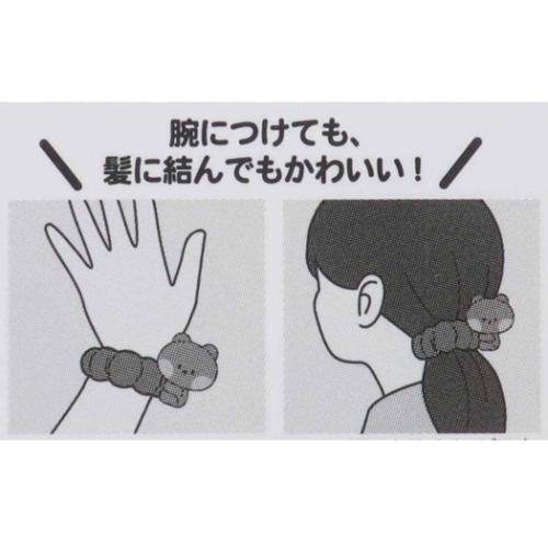 LINE FRIENDS minini ヘアアクセ 抱きつきシュシュ レニニ キャラクター グッズ