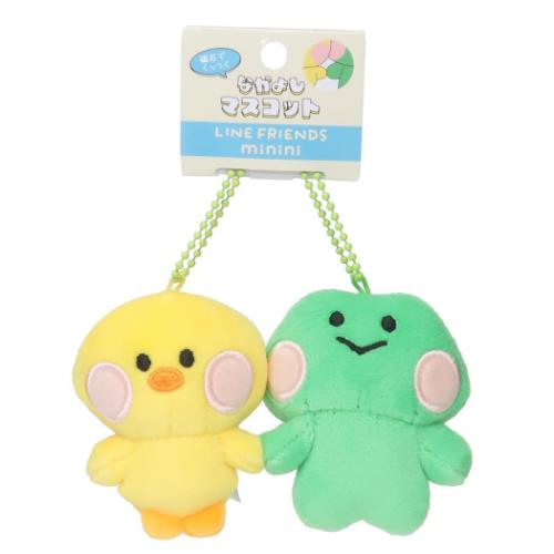 LINE FRIENDS minini マスコット なかよしマスコット サリニ&レニニ キャラクター グッズ