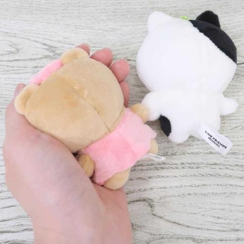 LINE FRIENDS minini マスコット なかよしマスコット チョニニ&ジェニニ キャラクター グッズ