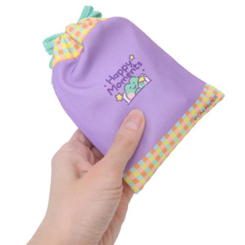 LINE FRIENDS minini 巾着袋 プリントミニ巾着 A キャラクター グッズ メール便可