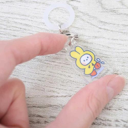 LINE FRIENDS minini レイングッズ めじるしチャーム コニニ キャラクター グッズ メール便可