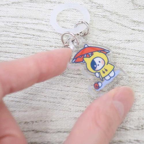 LINE FRIENDS minini レイングッズ めじるしチャーム ジェニニ キャラクター グッズ メール便可