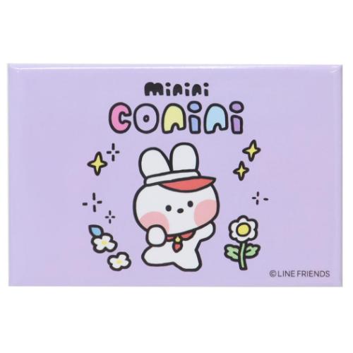 LINE FRIENDS minini 磁石 スクエアマグネット コニニ キャラクター グッズ メール便可