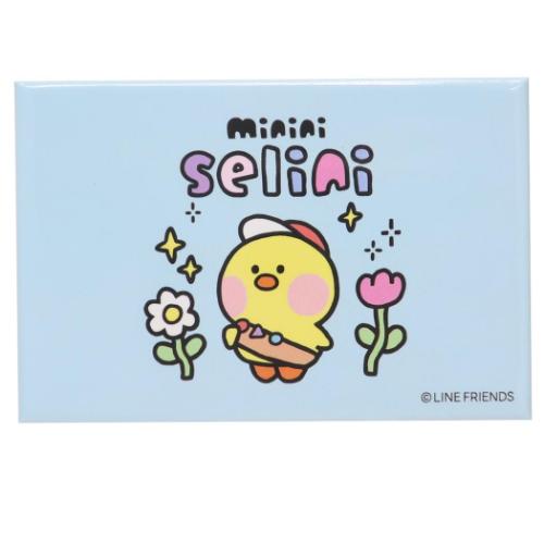 LINE FRIENDS minini 磁石 スクエアマグネット サリニ キャラクター グッズ メール便可