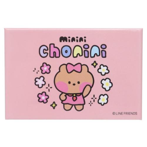 LINE FRIENDS minini 磁石 スクエアマグネット チョニニ キャラクター グッズ メール便可