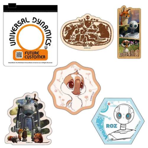 野生の島のロズ ダイカットシール ケース入りステッカーセット 5枚入り 映画キャラクター グッズ メール便可
