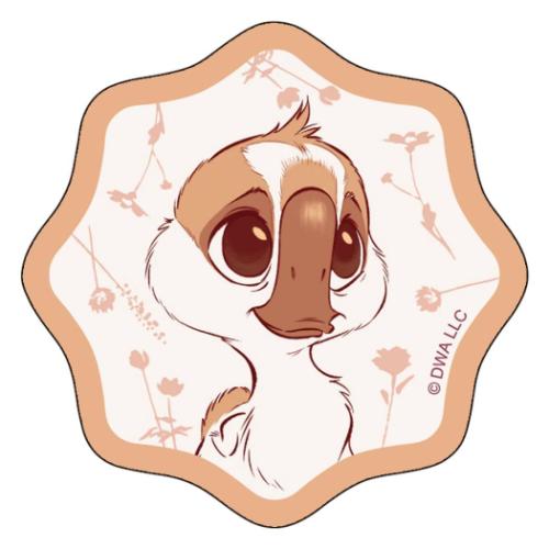 野生の島のロズ ダイカットシール ケース入りステッカーセット 5枚入り 映画キャラクター グッズ メール便可