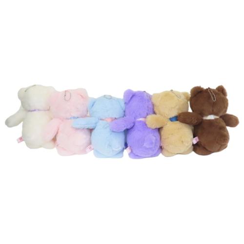 マスコット おリボンアニマルマスコットキーホルダーくま アニマル ぬいぐるみキーホルダー グッズ