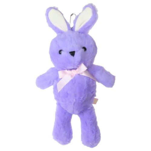 マスコット おリボンアニマルマスコットキーホルダーうさぎ アニマル ぬいぐるみキーホルダー グッズ