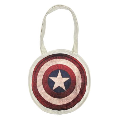 キャプテンアメリカ：ブレイブ ニュー ワールド 手提げかばん ダイカットトートバッグ MARVEL キャラクター グッズ