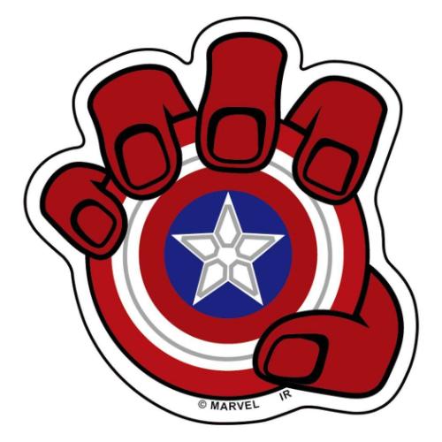 キャプテンアメリカ：ブレイブ ニュー ワールド ダイカットシール ステッカーセット 5枚入り MARVEL キャラクター グッズ メール便可