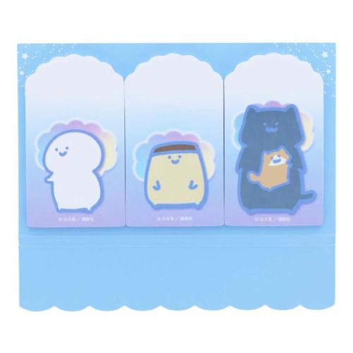 お文具といっしょ 付箋 おやすみふせん ふわふわナイト キャラクター グッズ メール便可