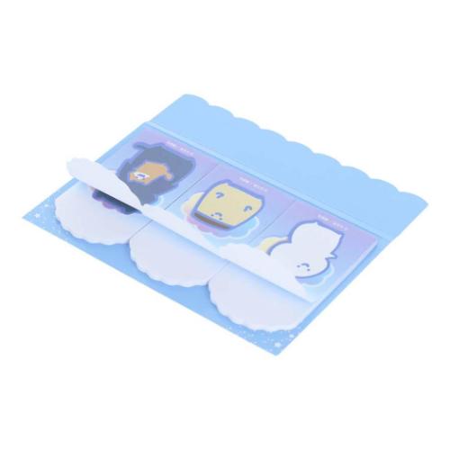 お文具といっしょ 付箋 おやすみふせん ふわふわナイト キャラクター グッズ メール便可