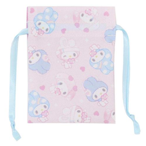 マイメロディ ミニ巾着袋 豆巾着 ガーリーポップハート PK サンリオ キャラクター グッズ メール便可