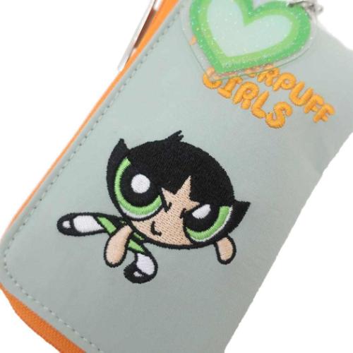 パワーパフガールズ キーケース&定期入れ キー&パスポーチ リール付き バターカップ キャラクター グッズ メール便可