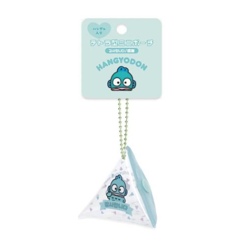 ハンギョドン ミニポーチ 三角テトラ型ミニポーチ 感謝 サンリオ キャラクター グッズ