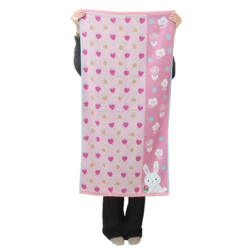 Fu re ru バスタオル ビッグタオル ホイップクリーム ウサギ アニマル かわいい グッズ