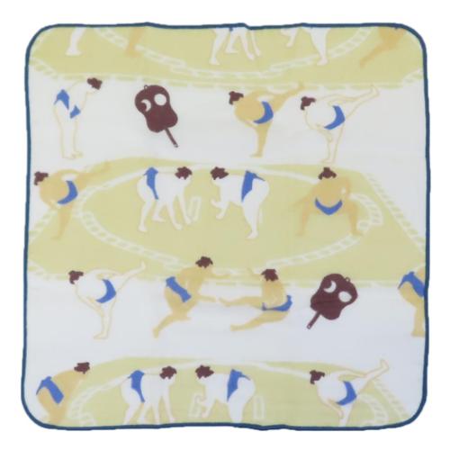 ミニタオル ジャパニーズスタイル 片面ガーゼハンカチタオル 土俵 かわいい お土産 グッズ メール便可