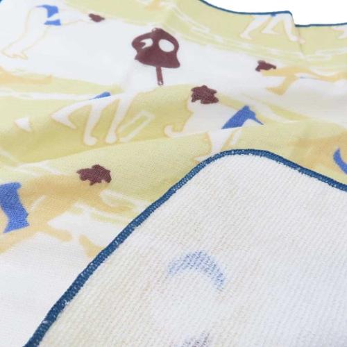 ミニタオル ジャパニーズスタイル 片面ガーゼハンカチタオル 土俵 かわいい お土産 グッズ メール便可