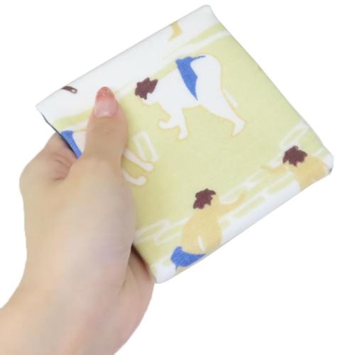 ミニタオル ジャパニーズスタイル 片面ガーゼハンカチタオル 土俵 かわいい お土産 グッズ メール便可