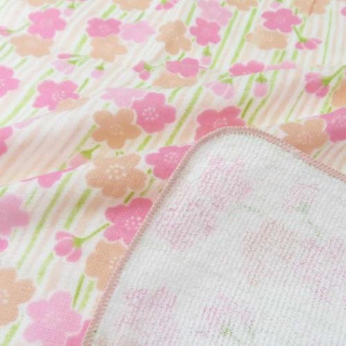 ミニタオル ジャパニーズスタイル 片面ガーゼハンカチタオル 桜ながれ かわいい お土産 グッズ メール便可