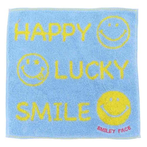 スマイリーフェイス ミニタオル タオルチーフ ニコトーク Smiley Face キャラクター グッズ メール便可