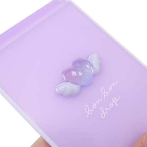 ボンボンドロップコスメ 手鏡 Sサイズミラー ハート かわいい グッズ メール便可