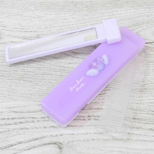 ボンボンドロップコスメ 手鏡＆くし スライドミラー＆コーム ハート かわいい グッズ メール便可