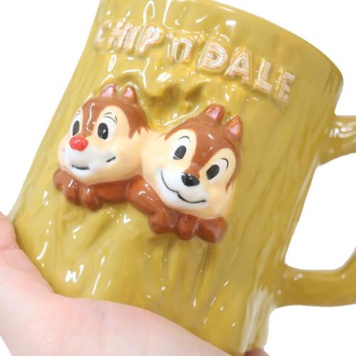 チップ＆デール マグカップ 切り株マグ ディズニー キャラクター グッズ