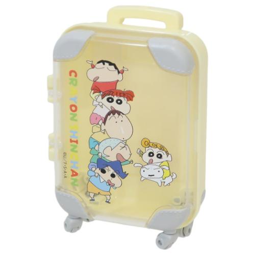 クレヨンしんちゃん 卓上収納 プチキャリーケース2 イエロー アニメキャラクター グッズ