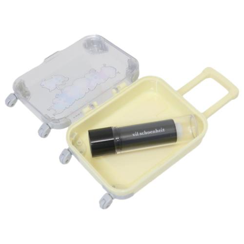 クレヨンしんちゃん 卓上収納 プチキャリーケース2 イエロー アニメキャラクター グッズ