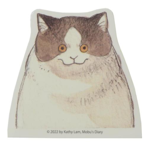 Mobu's Diary ダイカットシール ステッカー Mobu かわいい グッズ メール便可