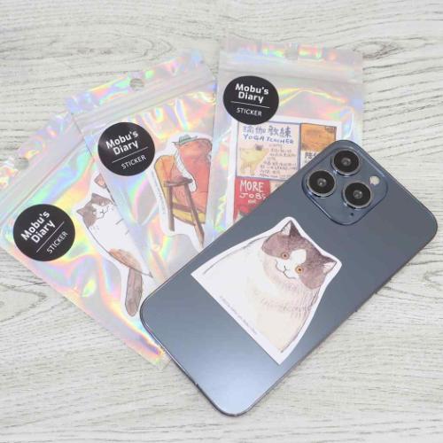 Mobu's Diary ダイカットシール ステッカー Mobu かわいい グッズ メール便可