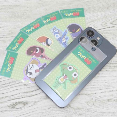 ケロロ軍曹 ビニールシール ダイカットミニステッカー ドロロ兵長 キャラクター グッズ メール便可