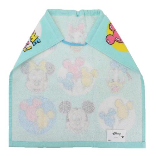 ミッキー&フレンズ ゴム&ボタン付きキッズおてふきタオル おりこうタオル チッパー ディズニー キャラクター グッズ メール便可