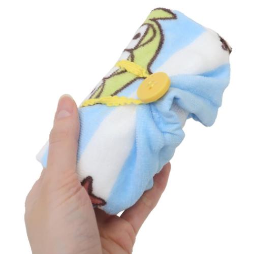 トイストーリー ゴム＆ボタン付きキッズおてふきタオル おりこうタオル チッパー ディズニー キャラクター グッズ メール便可