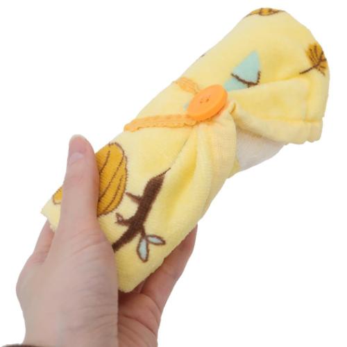 くまのプーさん ゴム&ボタン付きキッズおてふきタオル おりこうタオル チッパー ディズニー キャラクター グッズ メール便可