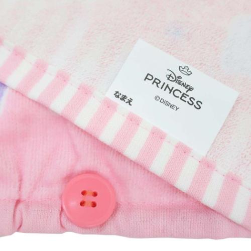 ディズニープリンセス ゴム＆ボタン付きキッズおてふきタオル おりこうタオル チッパー ディズニー キャラクター グッズ メール便可