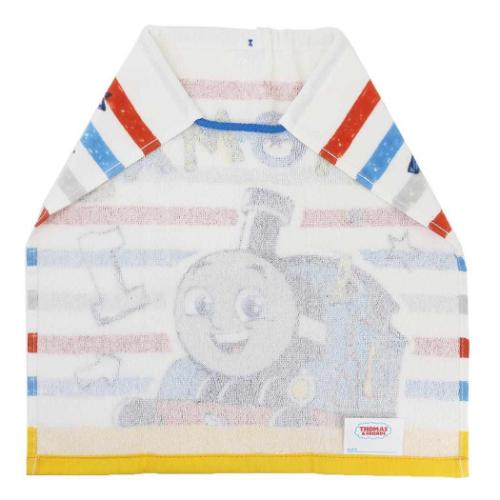 きかんしゃトーマス ゴム&ボタン付きキッズおてふきタオル おりこうタオル マリンルック キャラクター グッズ メール便可