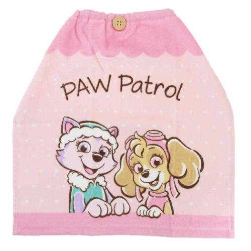 パウパトロール ゴム＆ボタン付きキッズおてふきタオル おりこうタオル シックドット アニメキャラクター グッズ メール便可