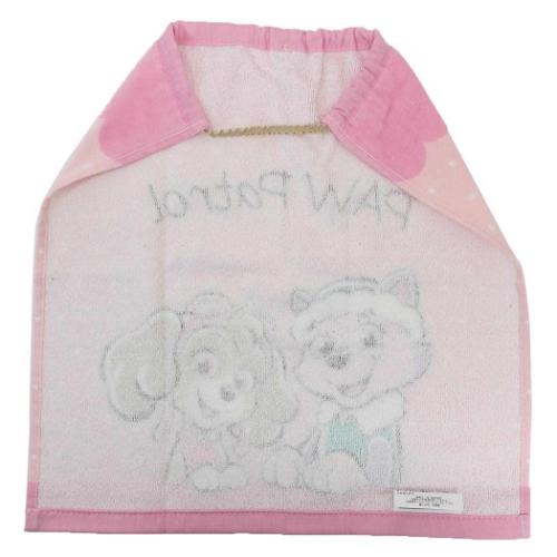 パウパトロール ゴム＆ボタン付きキッズおてふきタオル おりこうタオル シックドット アニメキャラクター グッズ メール便可