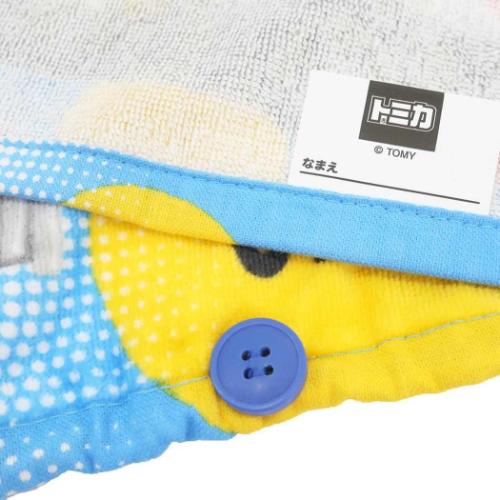 トミカ ゴム＆ボタン付きキッズおてふきタオル おりこうタオル プレジ TOMICA キャラクター グッズ メール便可