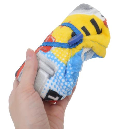 トミカ ゴム＆ボタン付きキッズおてふきタオル おりこうタオル プレジ TOMICA キャラクター グッズ メール便可
