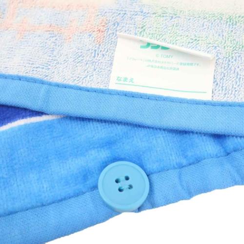 プラレール ゴム&ボタン付きキッズおてふきタオル おりこうタオル メンバーズ 鉄道 キャラクター グッズ メール便可